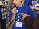 10-year-old Colin Meeks, K6CMM, of Wilton, California, enjoyed making a parachute mobile with a jumper (https://parachutemobile.org) from Pacificon. Meeks earned his ham radio license in 2022, and upgraded to General in 2023.